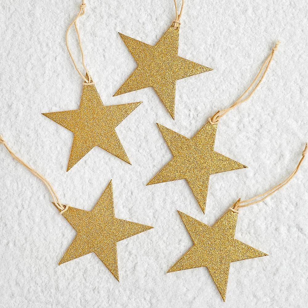 Glitter Star Gift Tags