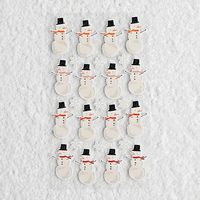 Snowman and Snowflake Stickers