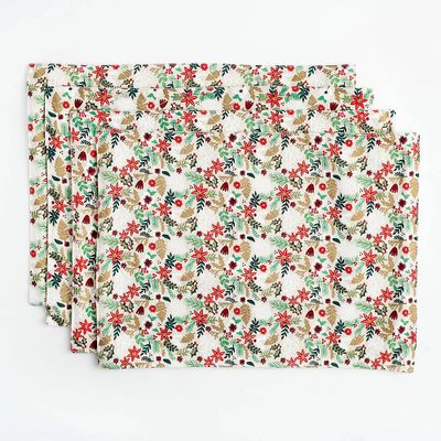 Holiday Floral Placemats