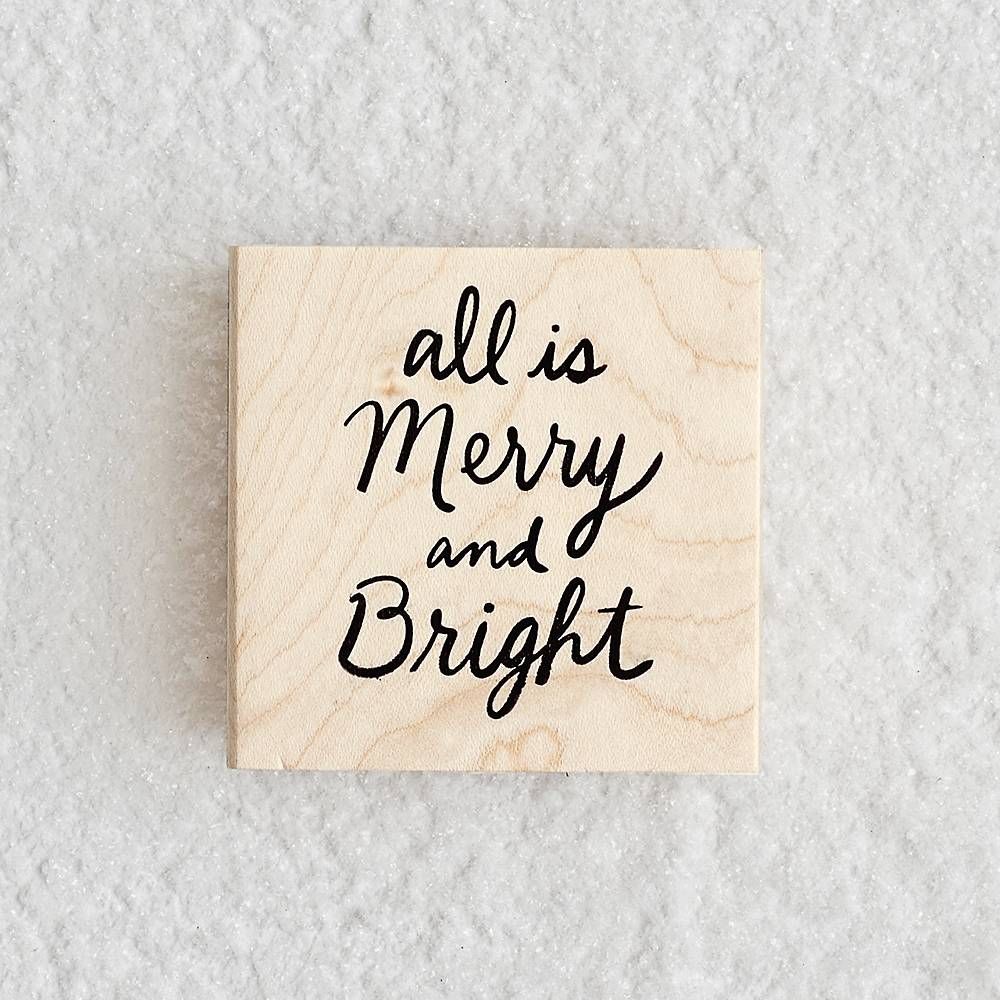 All is Merry and Bright Stamp