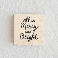 All is Merry and Bright Stamp