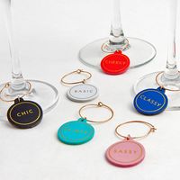 Leatherette Wine Charms