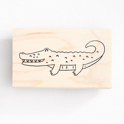 Alligator Rubber Stamp