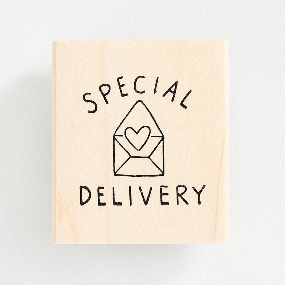 Special Delivery Rubber Stamp