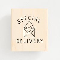 Special Delivery Rubber Stamp