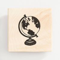 Globe with Stand Stamp