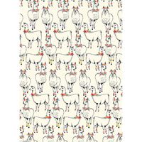 Floral Llama Wrapping Paper