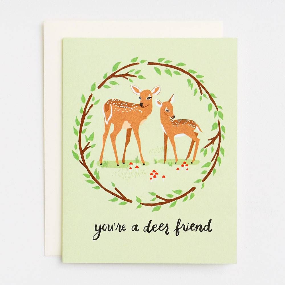 Deer Friend Greeting Card