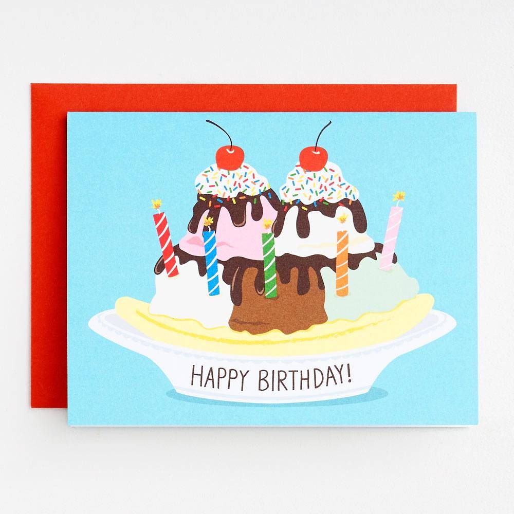 Birthday Sundae Birthday Card