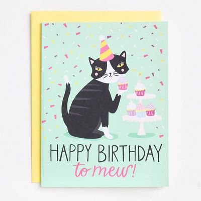 Happy Birthday to Mew Birthday Card