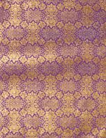 Lokta Far East Gold on Purple Handmade Paper