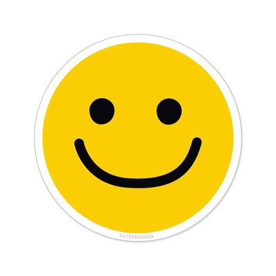 Smiley Yellow Sticker