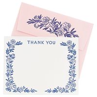 Peony Thank You Card set