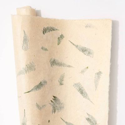 Pressed Greenery Handmade Paper