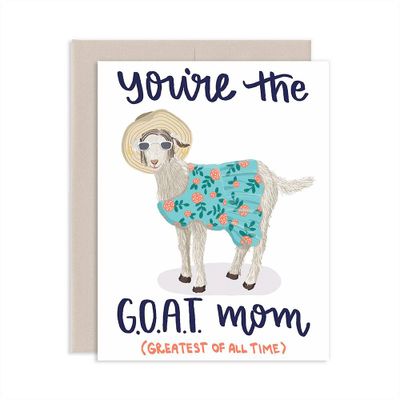 GOAT Mother's Day Card