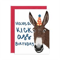 Donkey Birthday Card