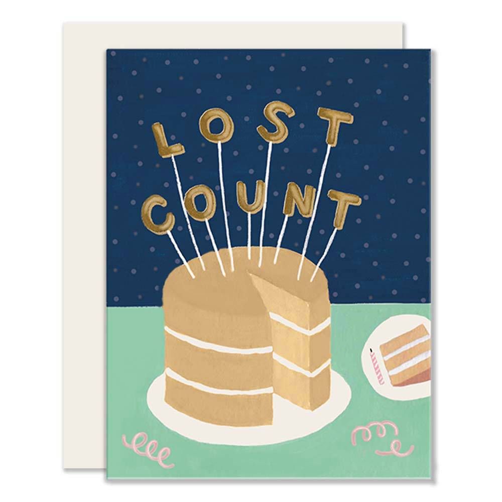 Lost Count Birthday Card