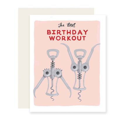 Best Workout Birthday Card