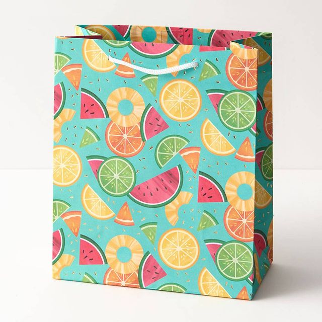 Paper Source Lemon Vines Medium Gift Bag