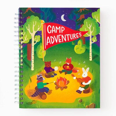 Camp Critter Spiral Journal
