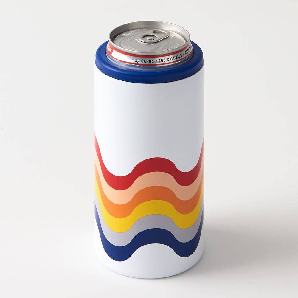 Rainbow Stainless Steel Can Cooler