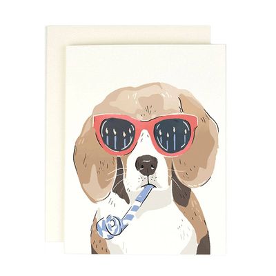 Sunnies Wearing Birthday Dog Birthday Card
