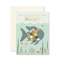 World More Beautiful Birthday Card