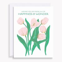 Spring Tulips Easter Card