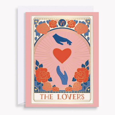 The Lovers Tarot Valentine Card