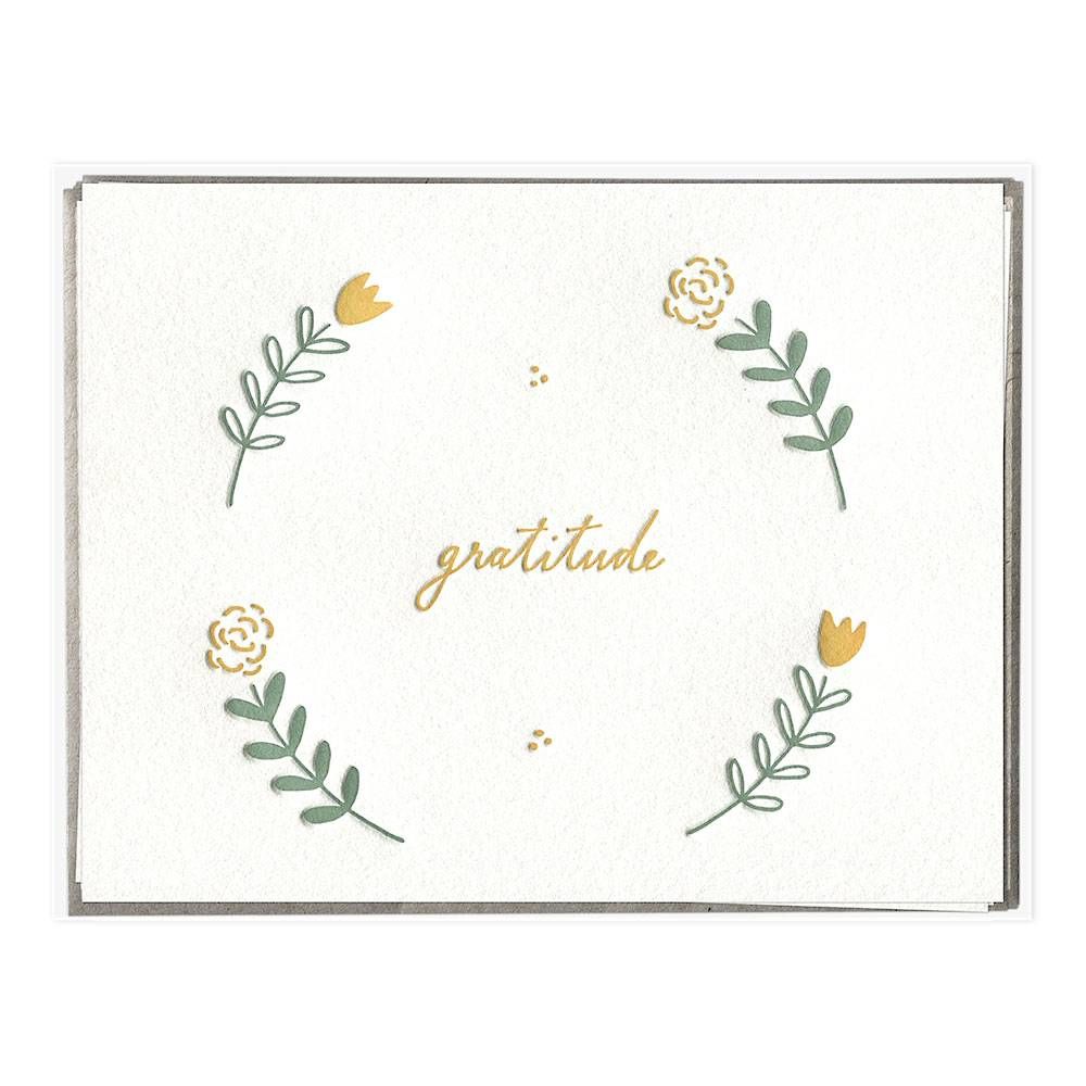 Floral Gratitude Thank You Card Set