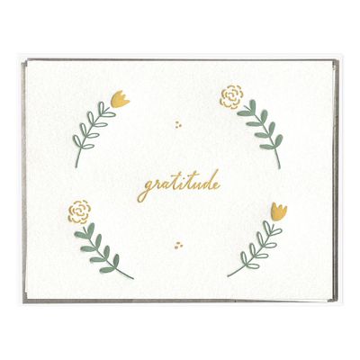 Floral Gratitude Thank You Card Set