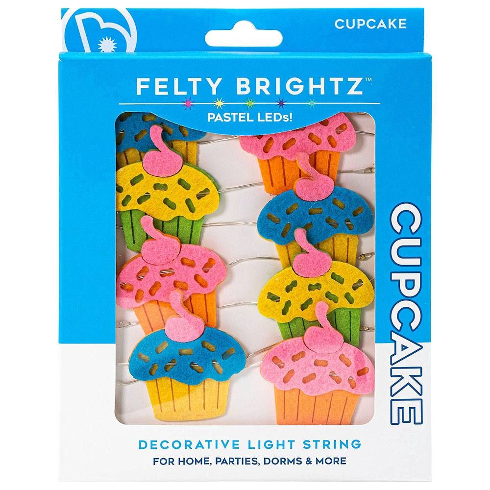 Cupcake Felt String Lights