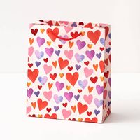 Painted Hearts Medium Gift Bag