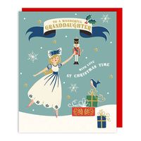 Granddaughter Nutcracker Christmas Card