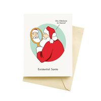 Existential Santa Christmas Card