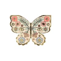 Floral Butterfly Napkins