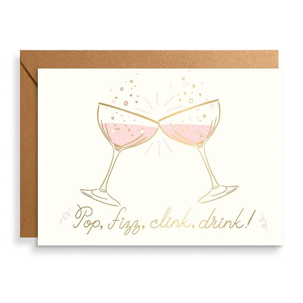 Pop Fizz Clink New Year Card Set