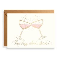 Pop Fizz Clink New Year Card Set