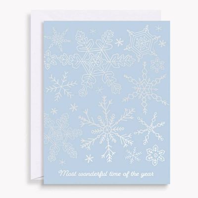 Wonderful Snowflakes Holiday Card Set