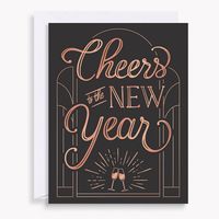 Art Deco New Year Card