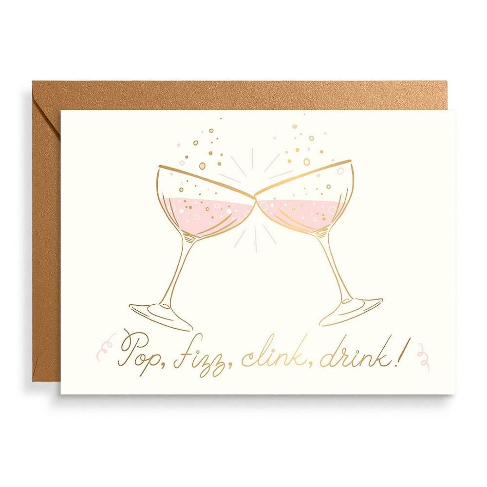 Pop Fizz Clink New Year Card