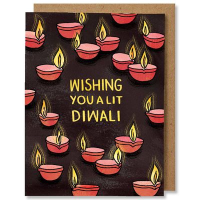 Wishing You A Lit Diwali Card