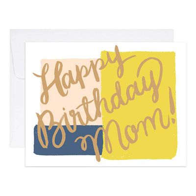 Abstract Mom Birthday Card