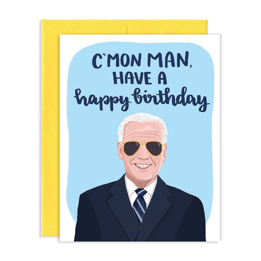 C'Mon Man Birthday Card