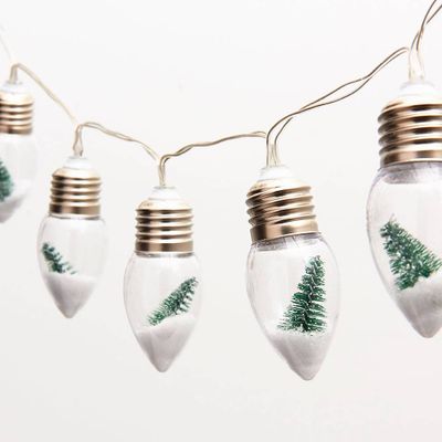 Glass Bulb Tree String Lights