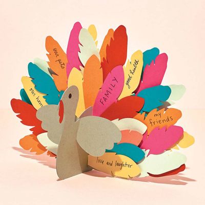 Turkey Feather Centerpiece Kit