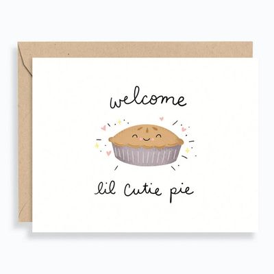 Cutie Pie Baby Card