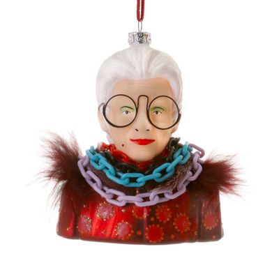 Iris Apfel Ornament