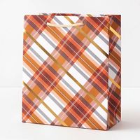 Fall Plaid Medium Gift Bag