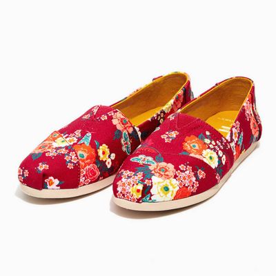 TOMS Women's Rose Bud Espadrilles